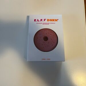 New ELF X Dunkin Strawberry Frosted with Sprinkle Face Sponge